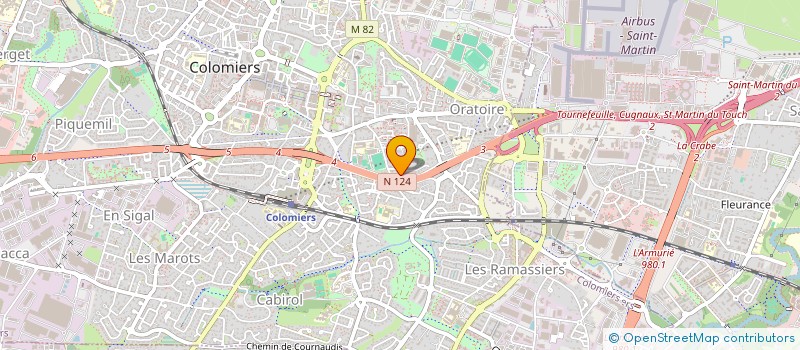 localisation de l'entreprise SCI JEFFERIC à COLOMIERS