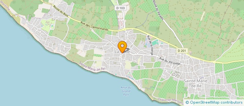 localisation de l'entreprise SCI JEFFING LETTING  SAINTE-MARIE-DE-RE