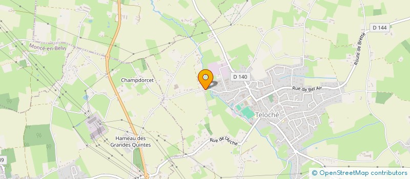 localisation de l'entreprise SCI JEFFRA  ECOMMOY