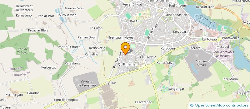 localisation de l'entreprise SCI JEFFRAY  SAINT-RENAN