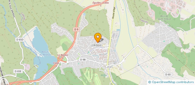 localisation de l'entreprise SCI JEFLEO  CABRIES