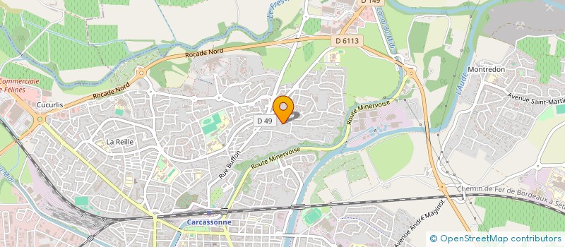 localisation de l'entreprise SCI JEFODI à CARCASSONNE