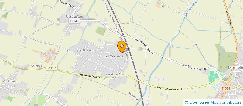 localisation de l'entreprise SCI JEG à MONTELIER