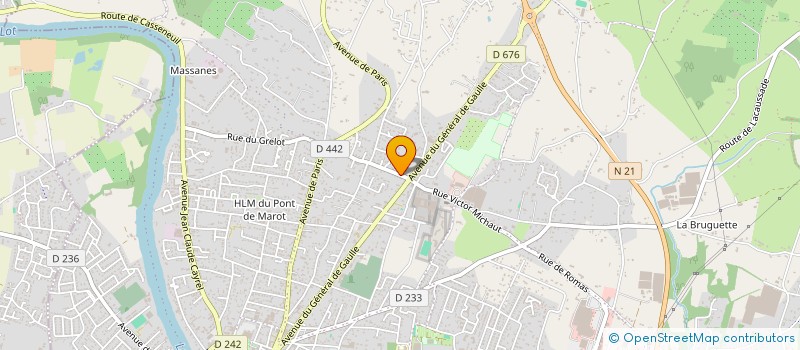 localisation de l'entreprise SCI JEGOU  VILLENEUVE-SUR-LOT