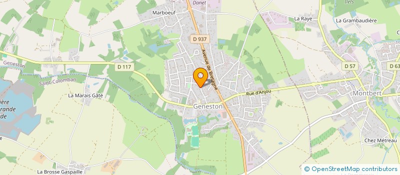 localisation de l'entreprise SCI JEGOU  GENESTON