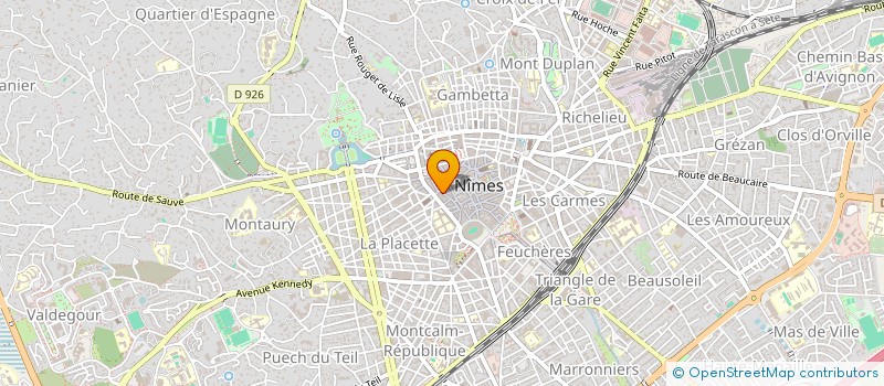 localisation de l'entreprise SCI JEHANE D'E  NIMES