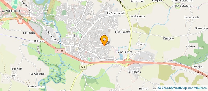 localisation de l'entreprise SCI JEHANNO IMMOBILIER  MUZILLAC