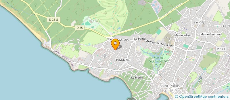 localisation de l'entreprise SCI JEHEANCO  SAINT-PALAIS-SUR-MER