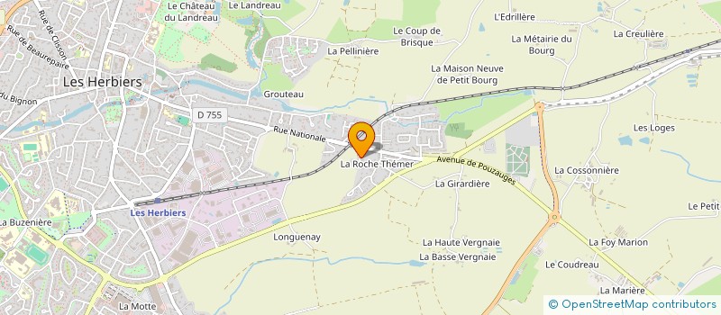 localisation de l'entreprise SCI JEHEMALY à LES HERBIERS