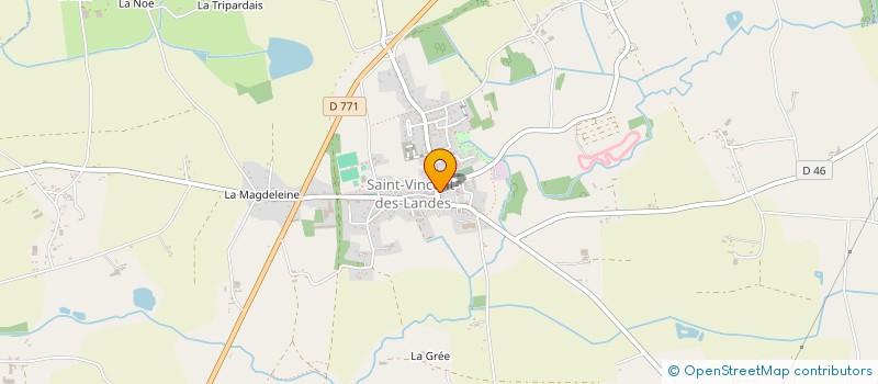 localisation de l'entreprise SCI JEIM  SAINT-VINCENT-DES-LANDES