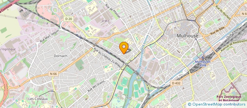 localisation de l'entreprise SCI JEJ  MULHOUSE