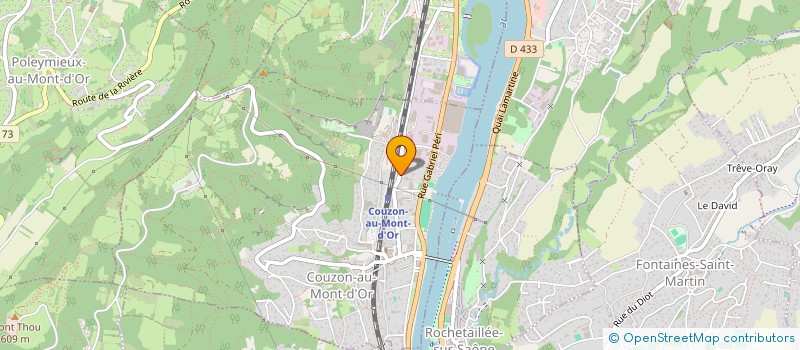 localisation de l'entreprise SCI JEK  COUZON-AU-MONT-D'OR