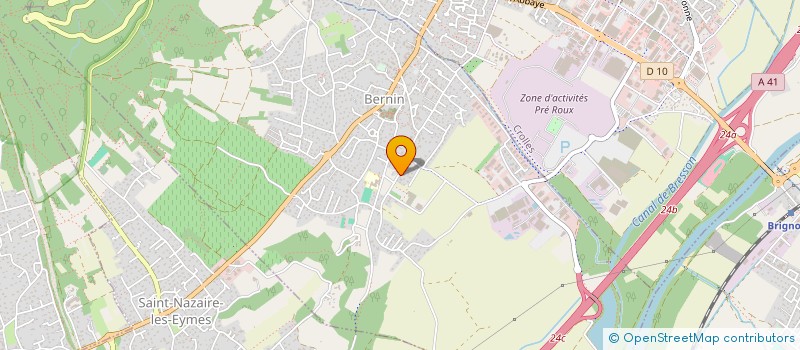 localisation de l'entreprise SCI JEKILL  BERNIN