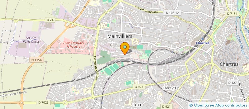 localisation de l'entreprise SCI JEKY à MAINVILLIERS