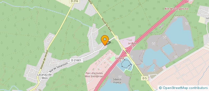 localisation de l'entreprise SCI JEL  MIOS