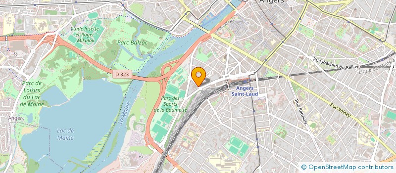 localisation de l'entreprise SCI JELAE DE VERNANTES à ANGERS