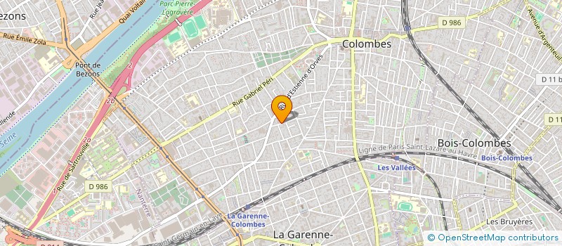 localisation de l'entreprise SCI JELF à COLOMBES