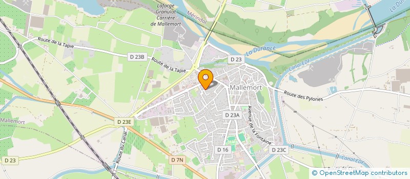 localisation de l'entreprise SCI JELI à MALLEMORT