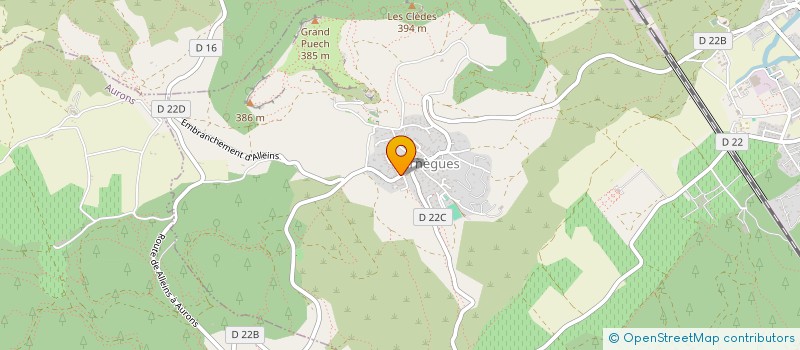 localisation de l'entreprise SCI JELIPAD  VERNEGUES