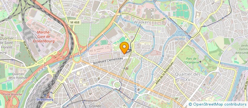 localisation de l'entreprise SCI JELMY  STRASBOURG