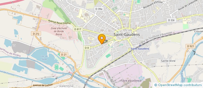 localisation de l'entreprise SCI JELNA  SAINT-GAUDENS