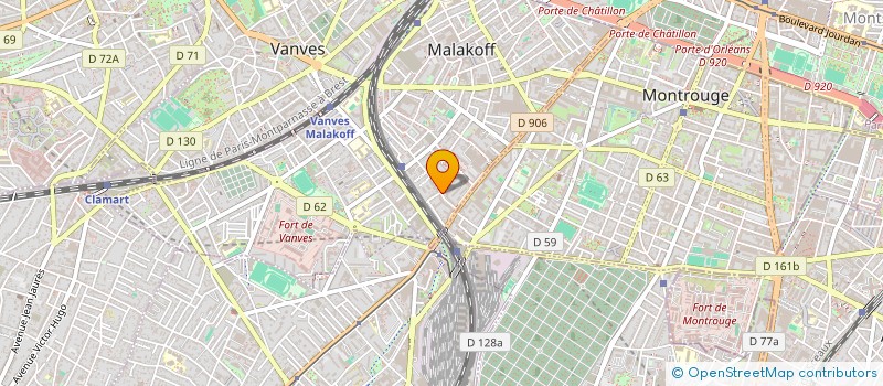 localisation de l'entreprise SCI JELPAT  MALAKOFF