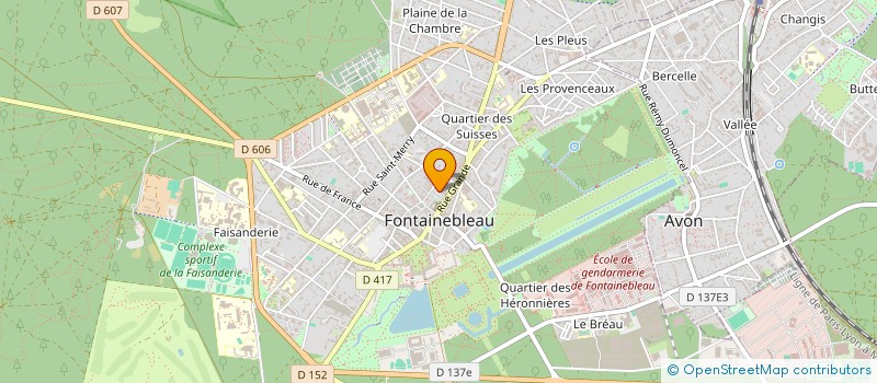 localisation de l'entreprise SCI JELS JUSSIENNE  FONTAINEBLEAU