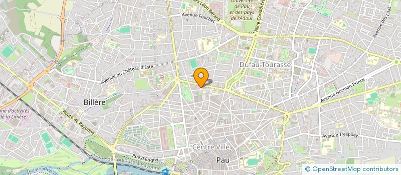 localisation de l'entreprise SCI JELSAC à PAU