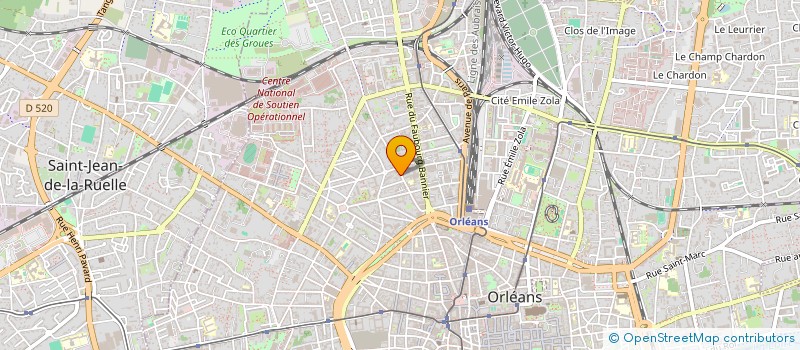 localisation de l'entreprise SCI JELT à ORLEANS