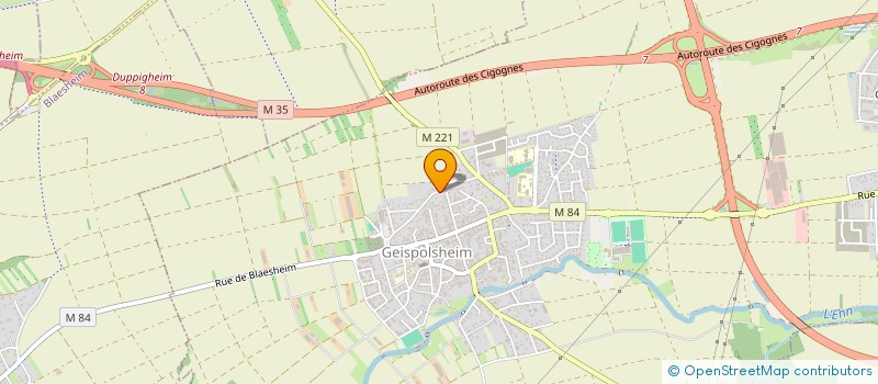 localisation de l'entreprise SCI JELUB  GEISPOLSHEIM