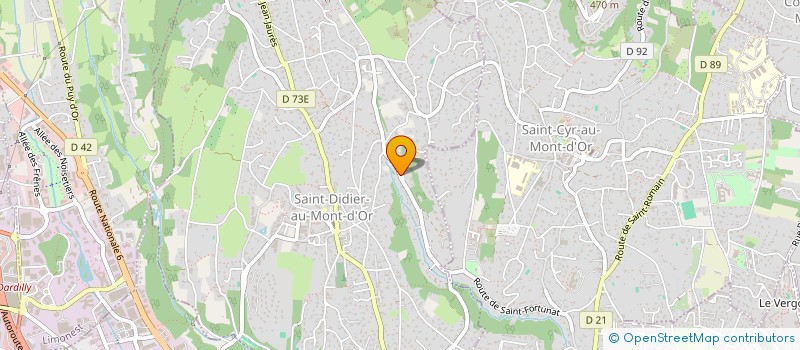 localisation de l'entreprise SCI JELYSSE - RICHERAND  SAINT-DIDIER-AU-MONT-D OR