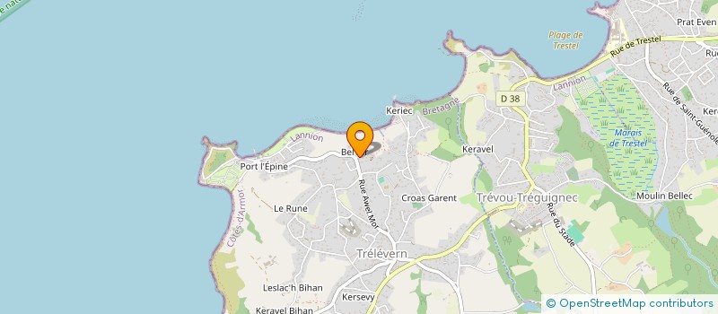 localisation de l'entreprise SCI JEM 2017  TRELEVERN