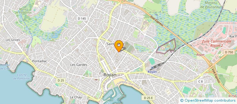 localisation de l'entreprise SCI JEM  ROYAN