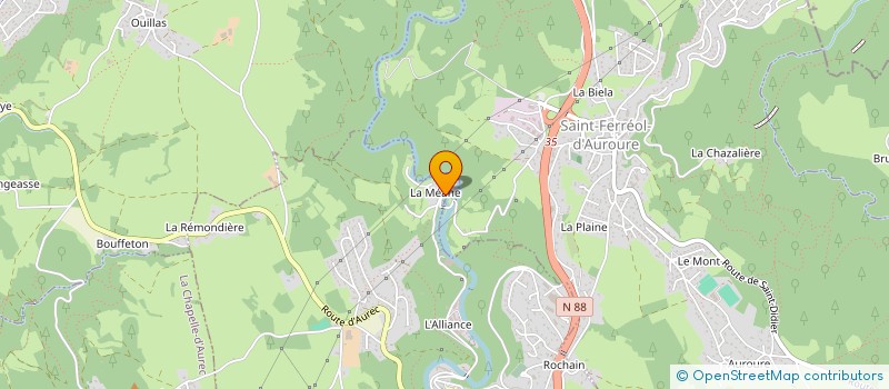 localisation de l'entreprise SCI JEM  PONT-SALOMON