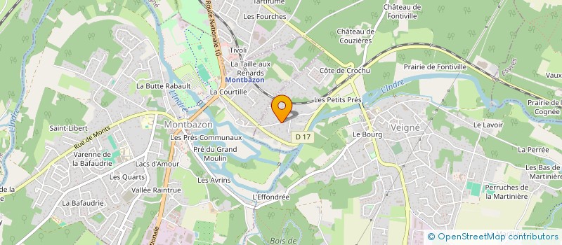 localisation de l'entreprise SCI JEM à VEIGNE