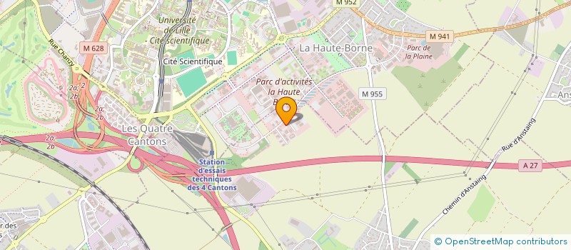 localisation de l'entreprise SCI JEM  SAINGHIN-EN-MELANTOIS