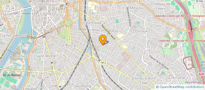 localisation de l'entreprise SCI JEM à TOULOUSE