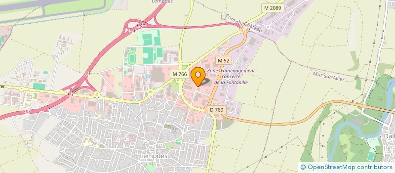 localisation de l'entreprise SCI JEM  LEMPDES