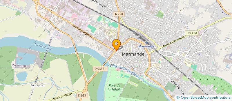 localisation de l'entreprise SCI JEM  MARMANDE