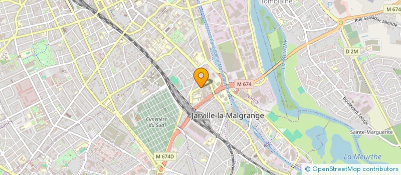 localisation de l'entreprise SCI JEM  NANCY