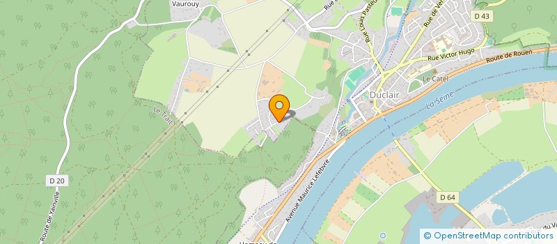 localisation de l'entreprise SCI JEM  DUCLAIR