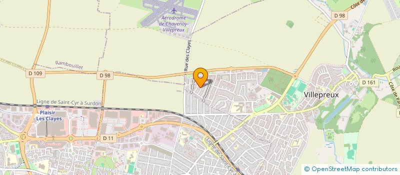 localisation de l'entreprise SCI JEM'S IMMOBILIER  VILLEPREUX