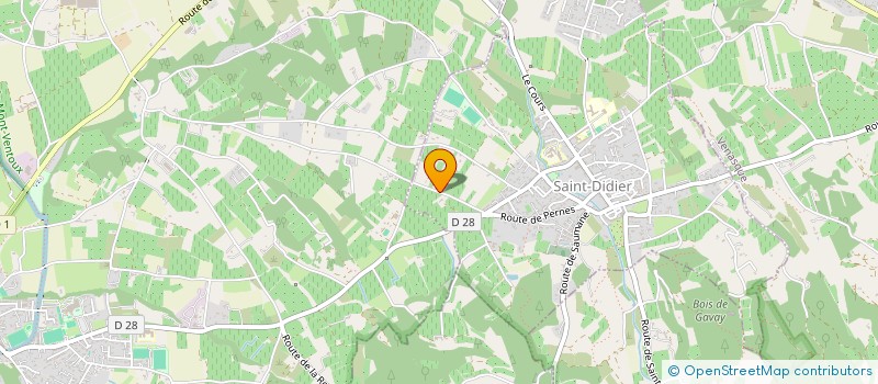 localisation de l'entreprise SCI JEMA  SAINT-DIDIER