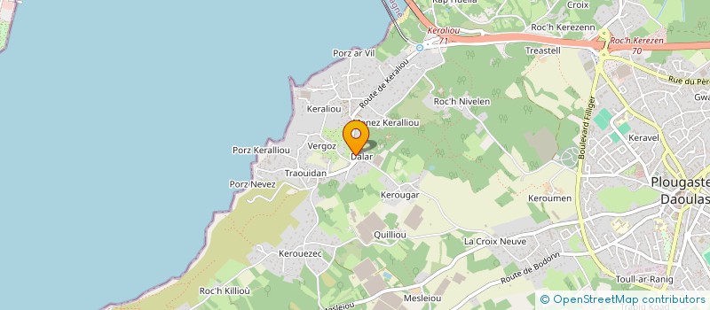 localisation de l'entreprise SCI JEMA  PLOUGASTEL-DAOULAS