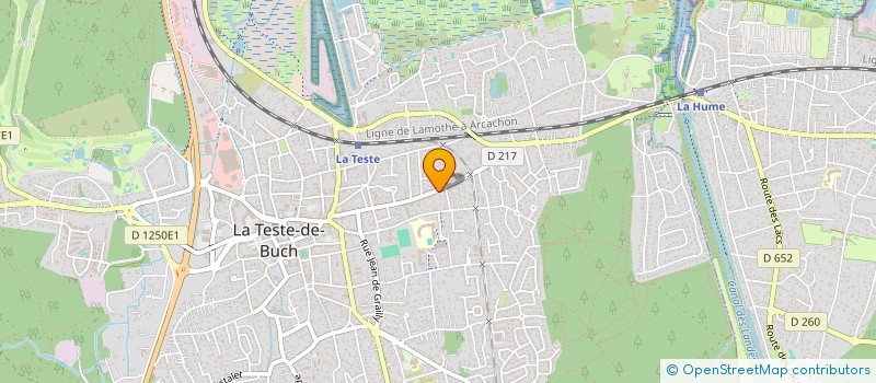 localisation de l'entreprise SCI JEMA à LA TESTE-DE-BUCH