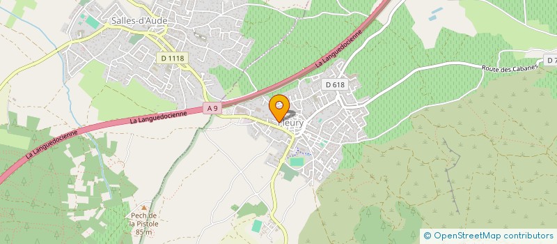 localisation de l'entreprise SCI JEMA  FLEURY