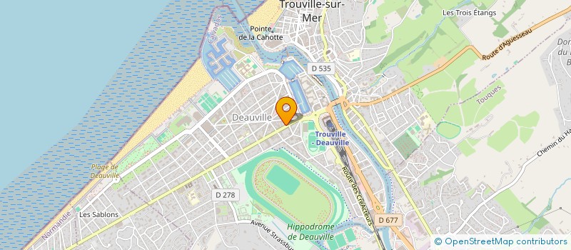 localisation de l'entreprise SCI JEMA à DEAUVILLE