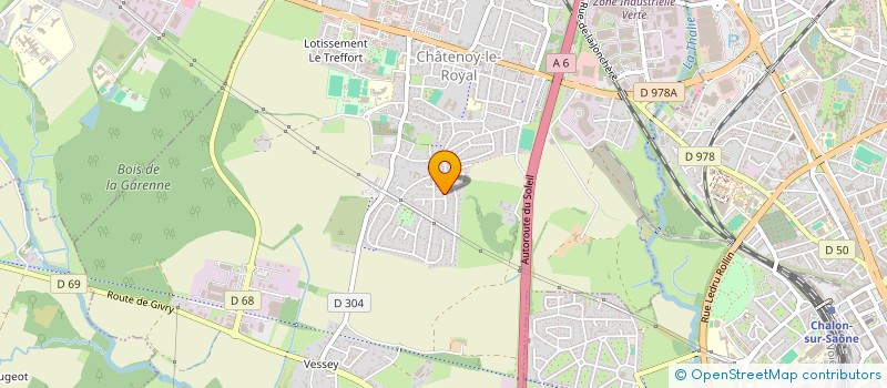 localisation de l'entreprise SCI JEMA  CHATENOY-LE-ROYAL