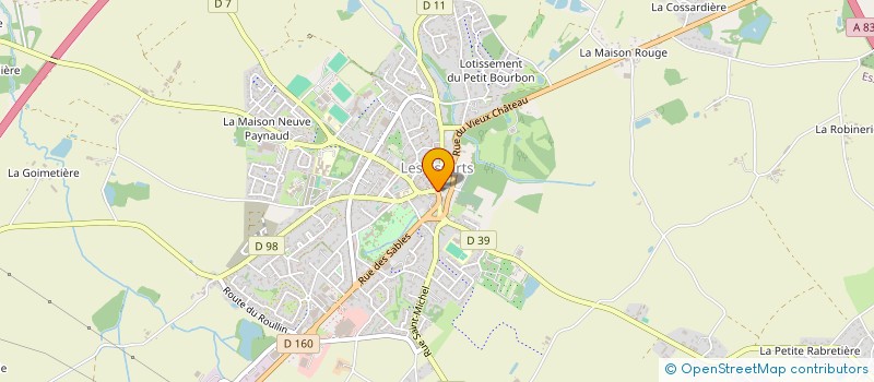 localisation de l'entreprise SCI JEMA-SOBA  ESSARTS-EN-BOCAGE