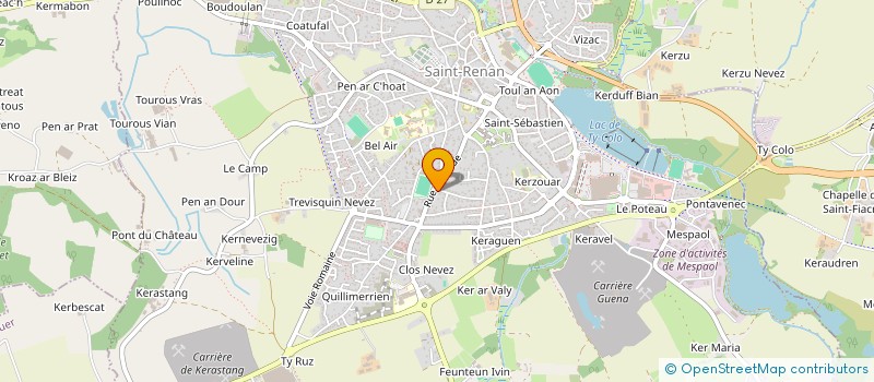 localisation de l'entreprise SCI JEMAFRAN  SAINT-RENAN